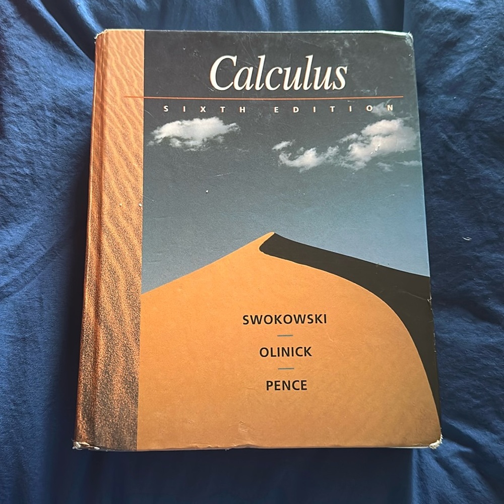 Calculus Textbook- Sixth Edition